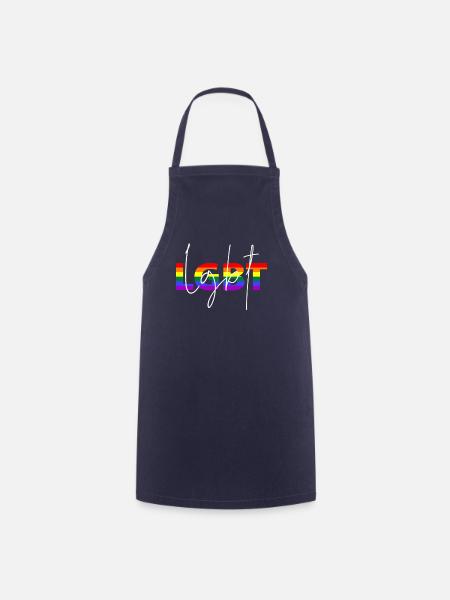 LGBT - Kochschürze - Navy