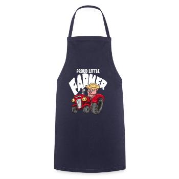 Proud little farmer - Cooking Apron - navy - Front - AI Model Male 185 dark (185cm)
