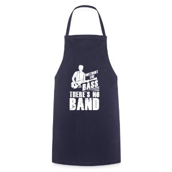 Musician Music Guitarist Music Bass Player Bassist - Cooking Apron - navy - Front - AI Model Male 185 dark (185cm)