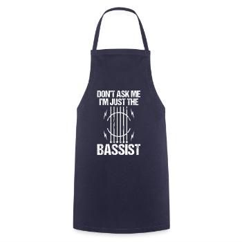 Musicians Music Guitarist Music Bassist Bassist - Cooking Apron - navy - Front - AI Model Male 185 dark (185cm)