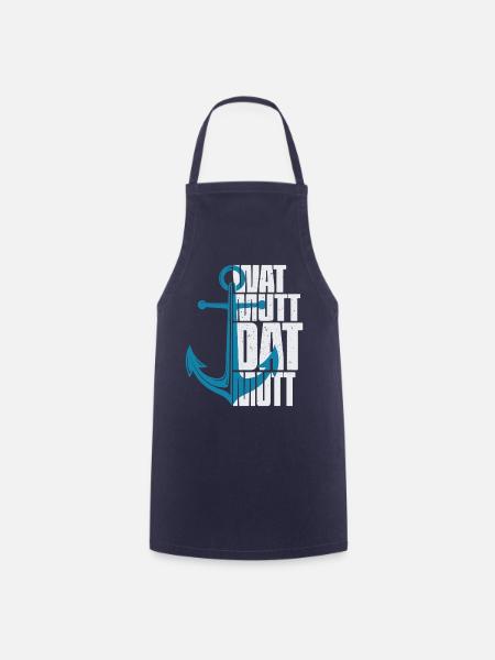 Wat Mutt Dat Mutt - Kochschürze - Navy