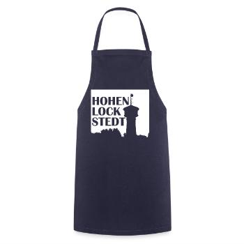Hohenlockstedt Wasserturm - Kochschürze - Navy - Vorne - AI Model Male 185 dark (185cm)