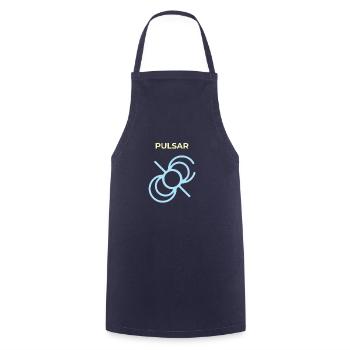 Pulsar Pulsating Radio Source - Tablier de cuisine - marine - Devant - AI Model Male 185 dark (185cm)