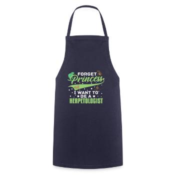 Herpetologist Girls Reptiles Amphibians - Cooking Apron - navy - Front - AI Model Male 185 dark (185cm)