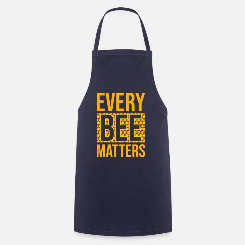 Bees honey bee beekeeper beekeeper gift - Cooking Apron - navy