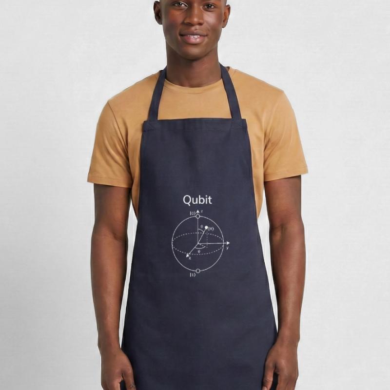 Qubit-Quantenbit Kochschürze