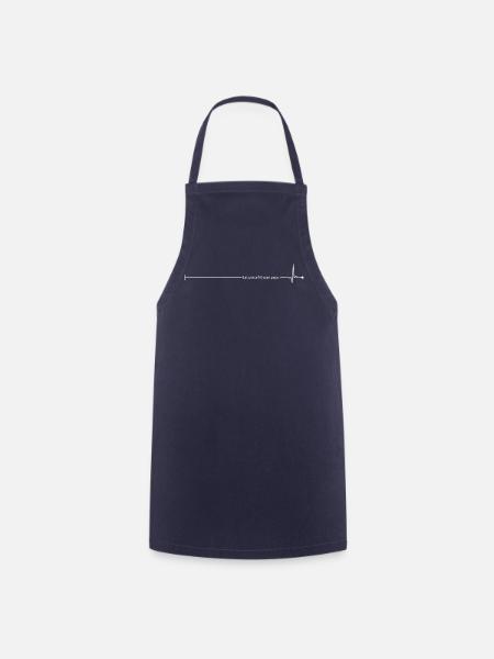 Gnade Herzschlag - Kochschürze - Navy