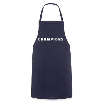 Real Champions Inspiration - Cooking Apron - navy - Front - AI Model Male 185 dark (185cm)