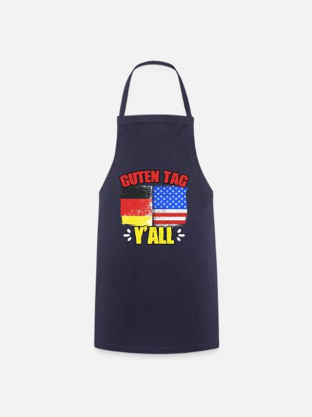 Guten Tag Y'All Lustiger deutscher Gruß für - Kochschürze - Navy