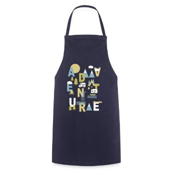 Outdoor Adventure - Cooking Apron - navy - Front - AI Model Male 185 dark (185cm)