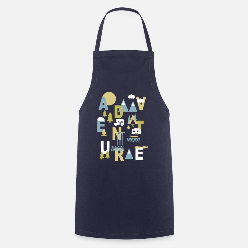 Outdoor Abenteuer - Kochschürze - Navy