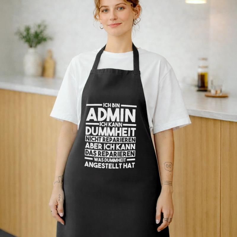 Informatiker Programmierer Admin Administrator Kochschürze