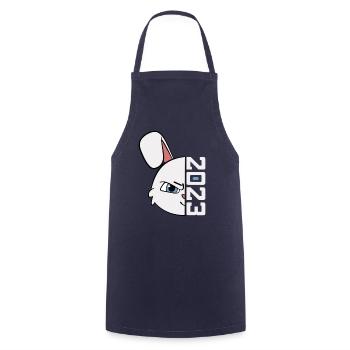 Hase 2023 Chinesisches Neujahr Jahr des Hasen - Kochschürze - Navy - Vorne - AI Model Male 185 dark (185cm)