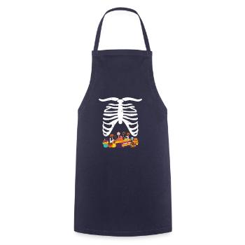Cake Daughter - Cooking Apron - navy - Front - AI Model Male 185 dark (185cm)