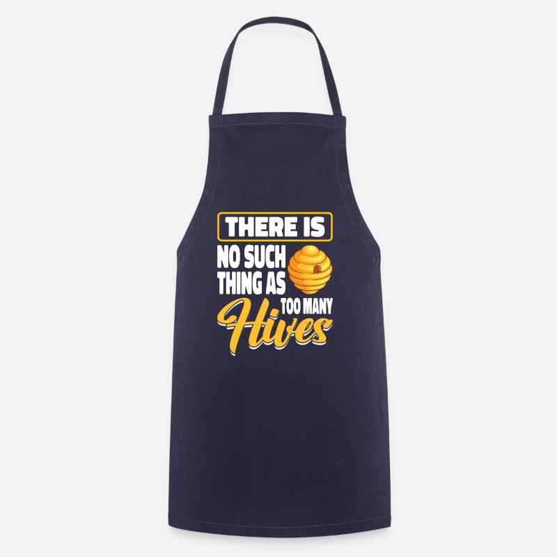 beekeeper beekeeper bees honey bee beekeeping - Cooking Apron - navy
