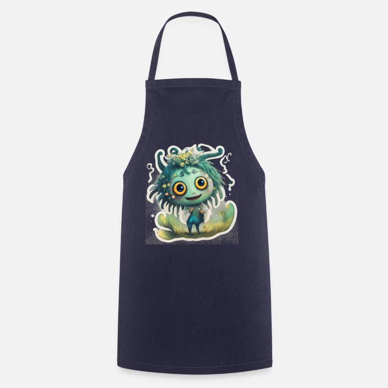 Monsters - Cooking Apron - navy