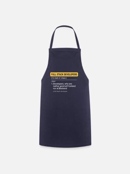 Programmeur Humour Coding Blagues Développeur - Tablier de cuisine - marine
