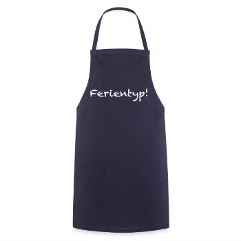 Ferientyp Design - Kochschürze - Navy - Vorne - AI Model Male 185 dark (185cm)