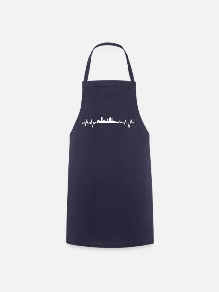 Herzschlag von Southampton - Kochschürze - Navy
