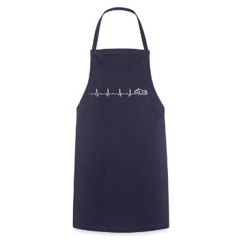 En attente d’image de conception - Tablier de cuisine - marine - Devant - AI Model Male 185 dark (185cm)