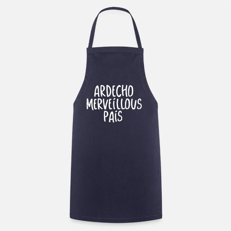 Ardecho merveillous pais - Tablier de cuisine - marine
