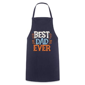 Best dad ever - Tablier de cuisine - marine - Devant - AI Model Male 185 dark (185cm)
