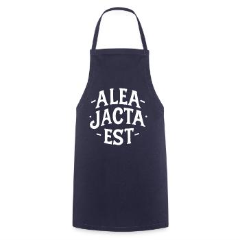 Alea jacta est - Tablier de cuisine - marine - Devant - AI Model Male 185 dark (185cm)