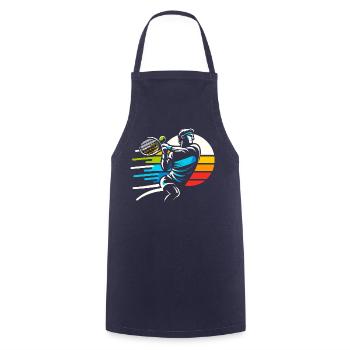 Tennisman - Tablier de cuisine - marine - Devant - AI Model Male 185 dark (185cm)