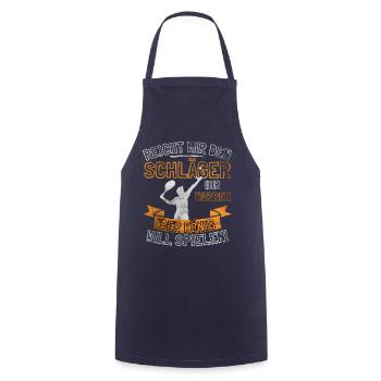 Drôle de joueur de tennis Tennis Saying Is Enough For Me - Tablier de cuisine - marine - Devant - AI Model Male 185 dark (185cm)