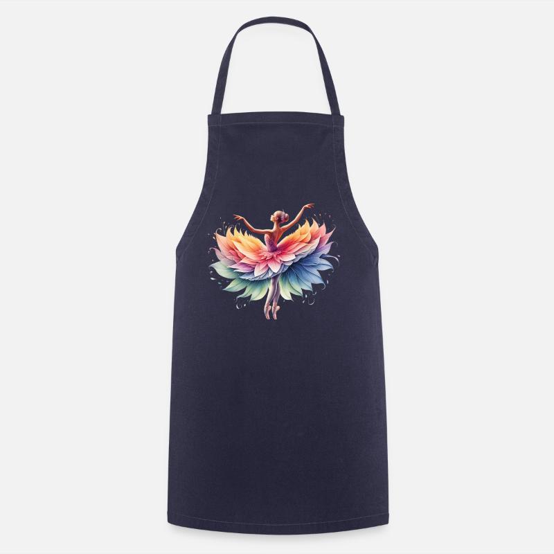 Danseuse de ballet avec tutu - Tablier de cuisine - marine