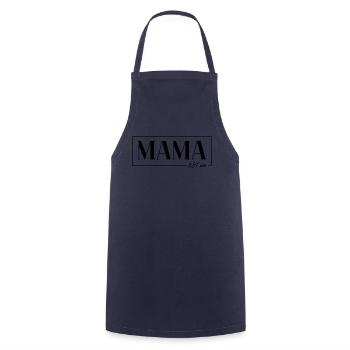 MAMA EST. 2024 - La naissance de la maman - Tablier de cuisine - marine - Devant - AI Model Male 185 dark (185cm)