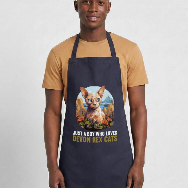 Devon Rex Kätzchen Devon Rex Katze Kochschürze