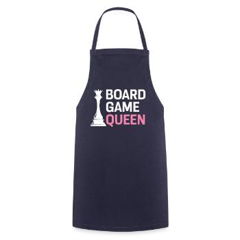 Brettspiel Queen Lustiges Schach Schachmatt Schach Mädchen - Kochschürze - Navy - Vorne - AI Model Male 185 dark (185cm)