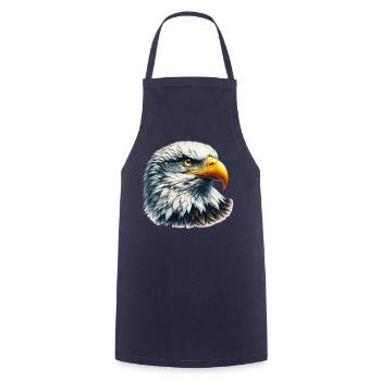 Eagle - Cooking Apron - navy - Front - AI Model Male 185 dark (185cm)