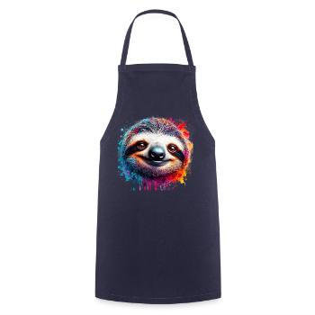 Paresse - Tablier de cuisine - marine - Devant - AI Model Male 185 dark (185cm)