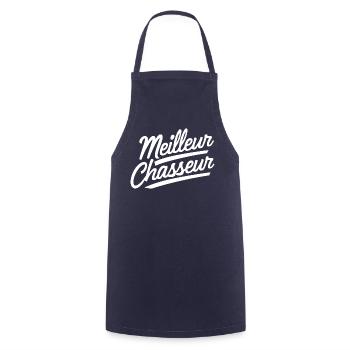 Meilleur chasseur - Tablier de cuisine - marine - Devant - AI Model Male 185 dark (185cm)