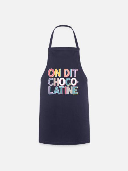 On dit chocolatine - Tablier de cuisine - marine