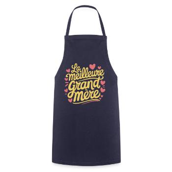 La meilleure grand-mère - Tablier de cuisine - marine - Devant - AI Model Male 185 dark (185cm)