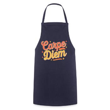 Carpe Diem - Tablier de cuisine - marine - Devant - AI Model Male 185 dark (185cm)
