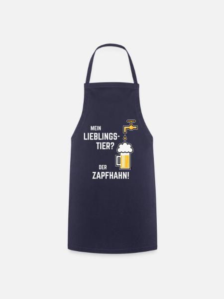 XLieblingstier (Dreifarbig) - Kochschürze - Navy