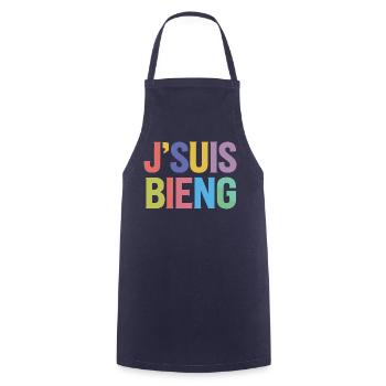 J'suis bieng - Tablier de cuisine - marine - Devant - AI Model Male 185 dark (185cm)