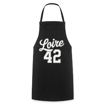 Loire 42 - Tablier de cuisine - noir - Devant - AI Model Male 185 dark (185cm)