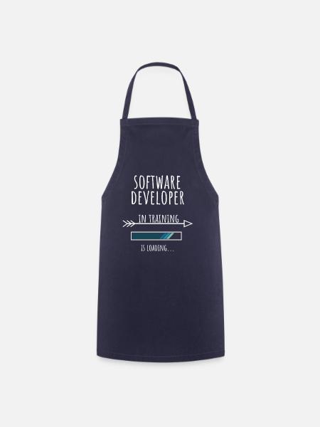 Software Developer in Ausbildung Geschenk - Kochschürze - Navy