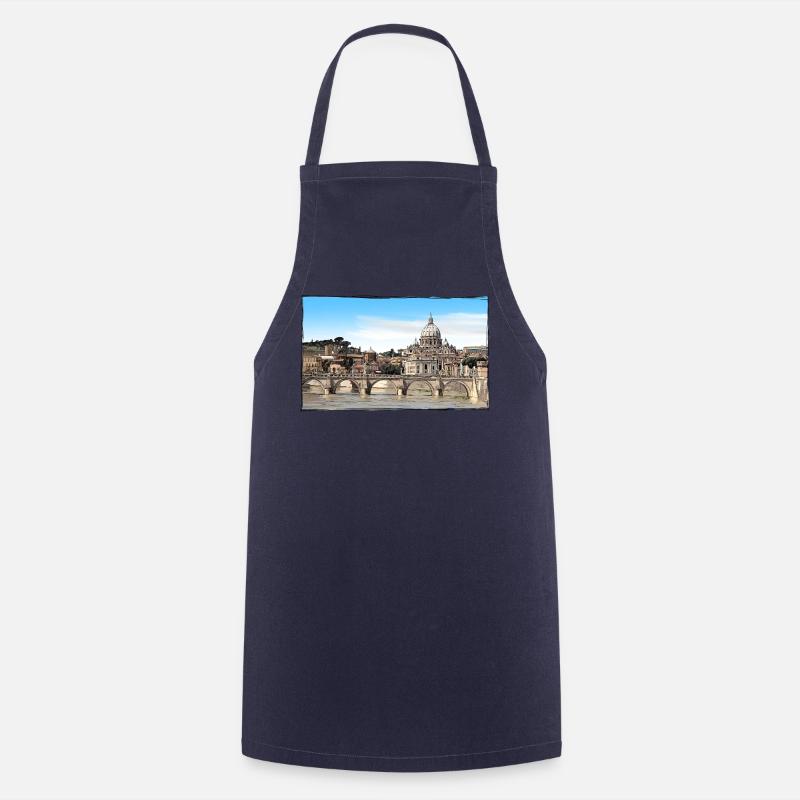 Rome - Cooking Apron - navy