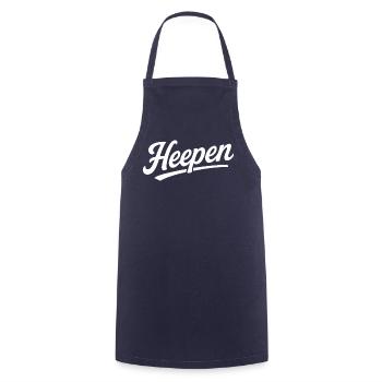 Heepen Bielefeld #heepenstyle - Kochschürze - Navy - Vorne - AI Model Male 185 dark (185cm)