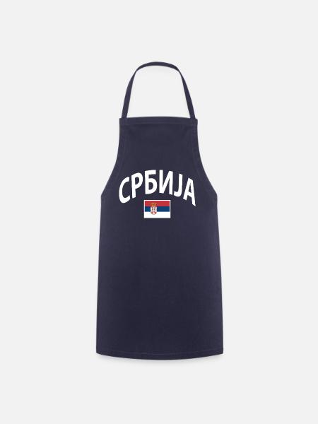 Serbien - Kochschürze - Navy