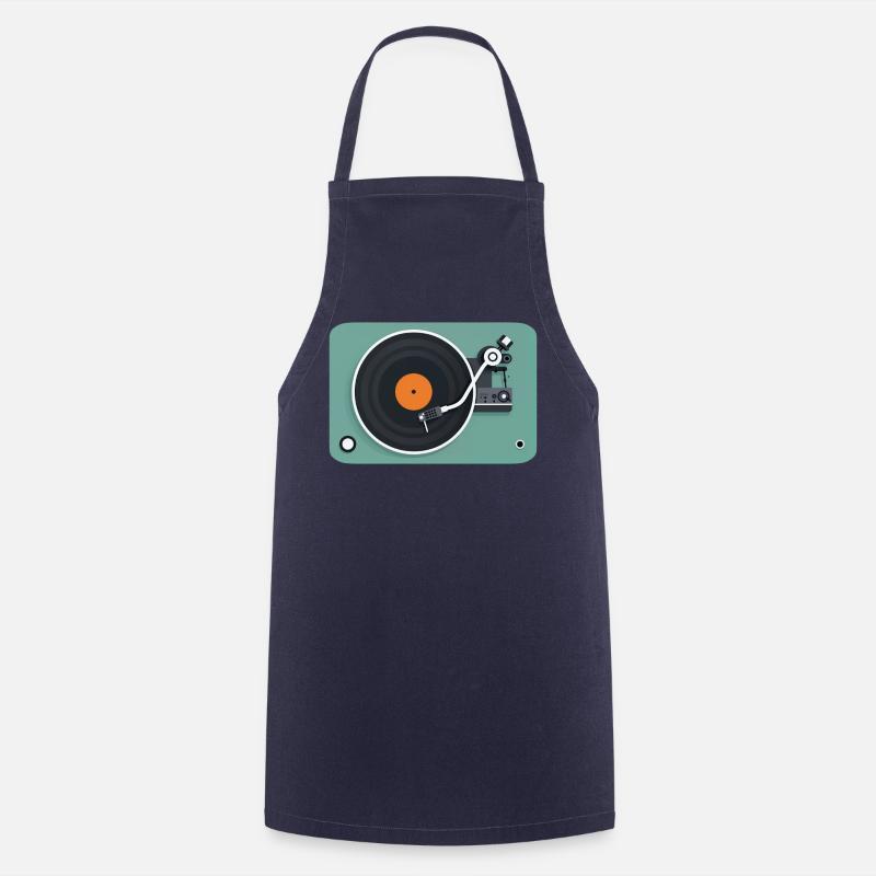 TURNTABLE - sound & vision - Cooking Apron - navy