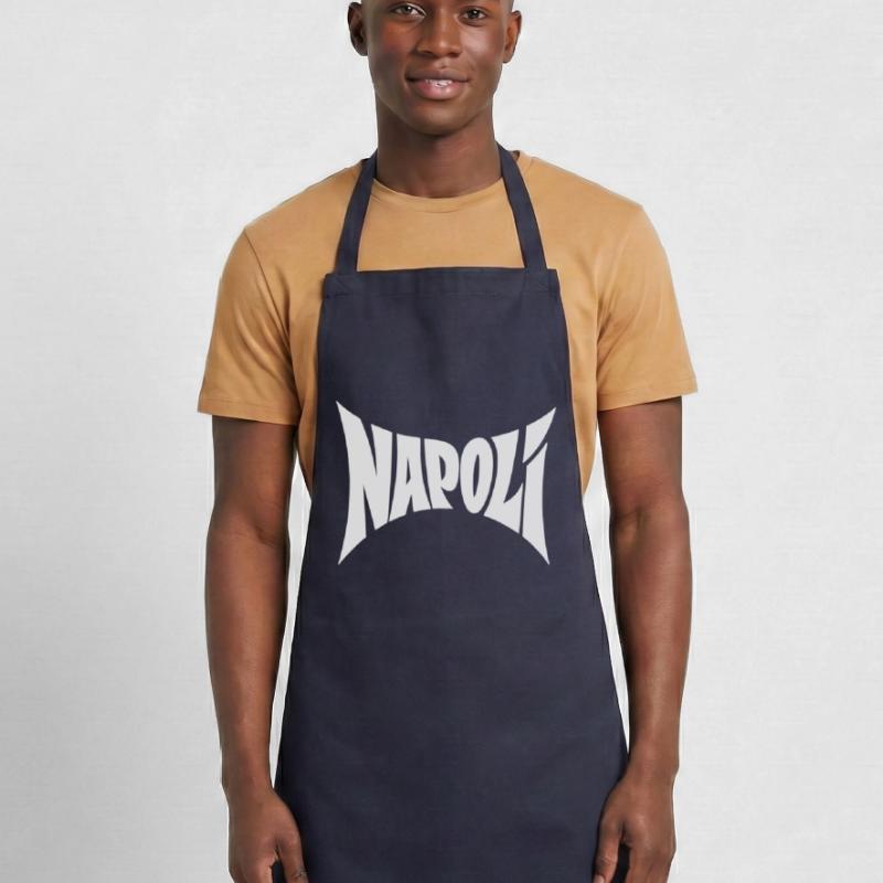 Conception typographique de Naples Tablier de cuisine