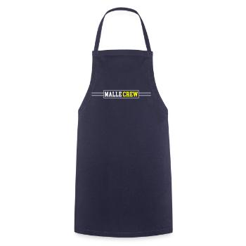 Malle Crew - Tablier de cuisine - marine - Devant - AI Model Male 185 dark (185cm)