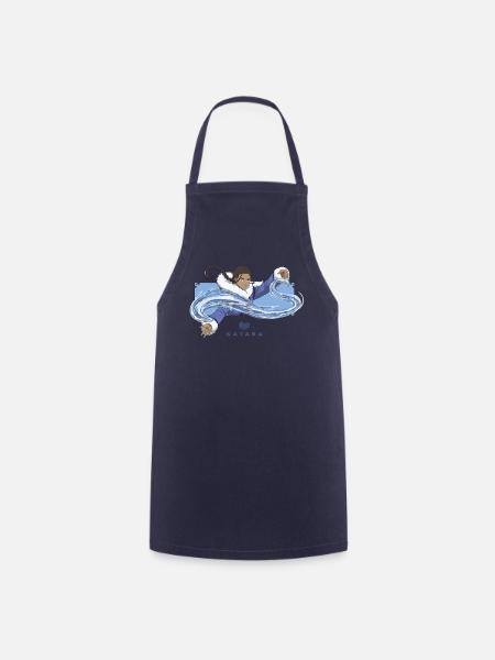 Avatar Katara Die Letzte Wasserbändigerin & Wasser - Kochschürze - Navy